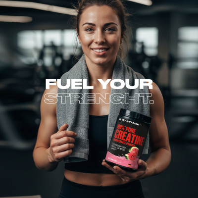 КРЕАТИН BODY ATTACK 100% PURE CREATINE MONOHYDRATE 500 Г АРБУЗ КРЕАТИН BODY ATTACK 100% PURE CREATINE MONOHYDRATE 500 Г АРБУЗ