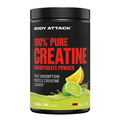 КРЕАТИН BODY ATTACK 100% PURE CREATINE MONOHYDRATE 500 Г ЛИМОН-ЛАЙМ КРЕАТИН BODY ATTACK 100% PURE CREATINE MONOHYDRATE 500 Г ЛИМОН-ЛАЙМ