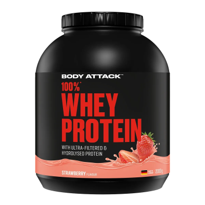 СИРОВАТКОВИЙ ПРОТЕЇН BODY ATTACK 100% WHEY PROTEIN 2000 Г ПОЛУНИЦЯ СИРОВАТКОВИЙ ПРОТЕЇН BODY ATTACK 100% WHEY PROTEIN 2000 Г ПОЛУНИЦЯ