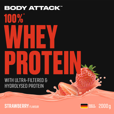 СИРОВАТКОВИЙ ПРОТЕЇН BODY ATTACK 100% WHEY PROTEIN 2000 Г ПОЛУНИЦЯ СИРОВАТКОВИЙ ПРОТЕЇН BODY ATTACK 100% WHEY PROTEIN 2000 Г ПОЛУНИЦЯ