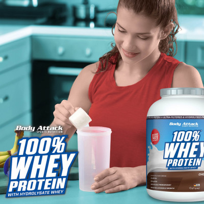 WHEY PROTEIN BODY ATTACK 100% WHEY PROTEIN 2300 G STRAWBERRY WHEY PROTEIN BODY ATTACK 100% WHEY PROTEIN 2300 G STRAWBERRY