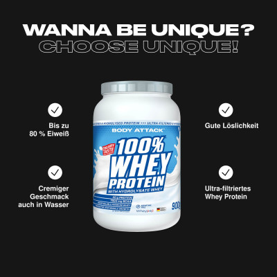 WHEY PROTEIN BODY ATTACK 100% WHEY PROTEIN 900 G STRAWBERRY WHITE CHOCOLATE WHEY PROTEIN BODY ATTACK 100% WHEY PROTEIN 900 G STRAWBERRY WHITE CHOCOLATE