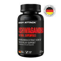 Для борьбы со стрессом BODY ATTACK Ashwagandha 120 капсул