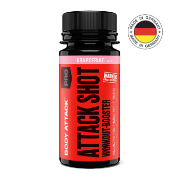 Pre-workout Complex BODY ATTACK Attack Shot 60 ml grapefruit