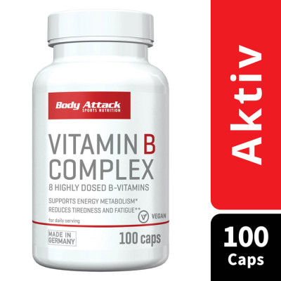 ВИТАМИН BODY ATTACK VITAMIN B COMPLEX 100 КАПСУЛ ВИТАМИН BODY ATTACK VITAMIN B COMPLEX 100 КАПСУЛ