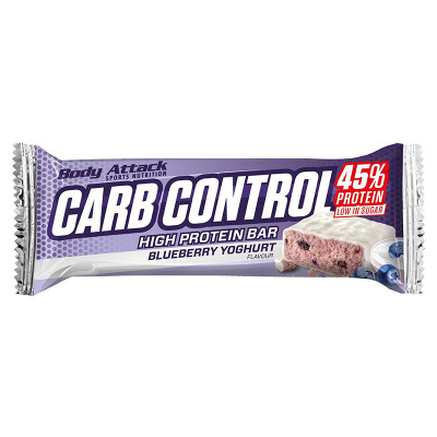 ПРОТЕИНОВЫЙ БАТОНЧИК BODY ATTACK CARB CONTROL PROTEIN BAR 100 Г ЧЕРНИЧНЫЙ ЙОГУРТ