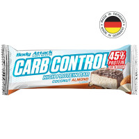 Протеиновый батончик BODY ATTACK Carb Control Protein Bar 100 г кокосовый миндаль