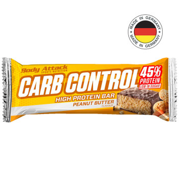 Протеїновий батончик BODY ATTACK Carb Control Protein Bar 100 г арахісове масло