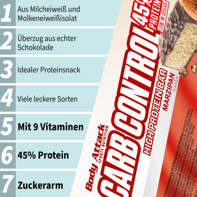 ПРОТЕИНОВЫЙ БАТОНЧИК BODY ATTACK CARB CONTROL PROTEIN BAR 100 Г БЕЛОЕ ПЕЧЕНЬЕ ПРОТЕИНОВЫЙ БАТОНЧИК BODY ATTACK CARB CONTROL PROTEIN BAR 100 Г БЕЛОЕ ПЕЧЕНЬЕ