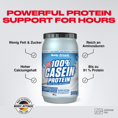 КАЗЕИНОВЫЙ ПРОТЕИН BODY ATTACK 100% CASEIN PROTEIN 900 Г БАНАНОВЫЙ КРЕМ КАЗЕИНОВЫЙ ПРОТЕИН BODY ATTACK 100% CASEIN PROTEIN 900 Г БАНАНОВЫЙ КРЕМ