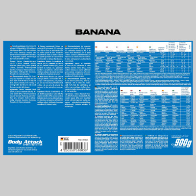 КАЗЕИНОВЫЙ ПРОТЕИН BODY ATTACK 100% CASEIN PROTEIN 900 Г БАНАНОВЫЙ КРЕМ КАЗЕИНОВЫЙ ПРОТЕИН BODY ATTACK 100% CASEIN PROTEIN 900 Г БАНАНОВЫЙ КРЕМ