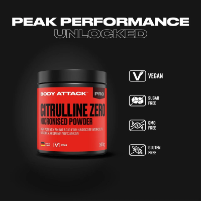 АМИНОКИСЛОТА BODY ATTACK 100% CITRULLINE ZERO 300G