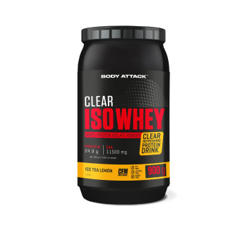 Ізолят протеїну BODY ATTACK CLEAR ISO WHEY 900 г холодний чай лимон