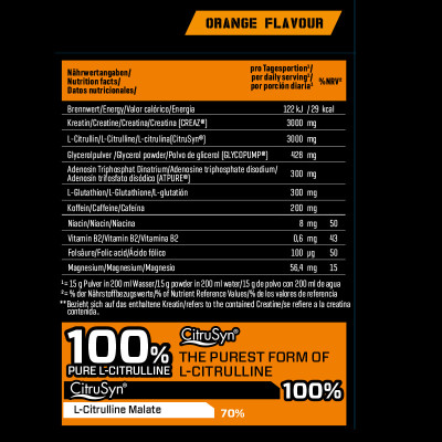 КРЕАТИН BODY ATTACK CREAZ XPAND 300 Г АПЕЛЬСИН