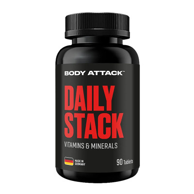 КОМПЛЕКСНІ ВІТАМІНИ BODY ATTACK DAILY STACK MULTIVITAMIN 90 КАПСУЛ КОМПЛЕКСНІ ВІТАМІНИ BODY ATTACK DAILY STACK MULTIVITAMIN 90 КАПСУЛ