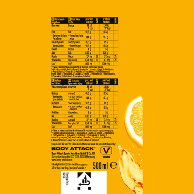 АМІНОКИСЛОТА BODY ATTACK EAA KICK AMINO ENERGY 500 МЛ ХОЛОДНИЙ ЧАЙ З ЛИМОНОМ АМІНОКИСЛОТА BODY ATTACK EAA KICK AMINO ENERGY 500 МЛ ХОЛОДНИЙ ЧАЙ З ЛИМОНОМ