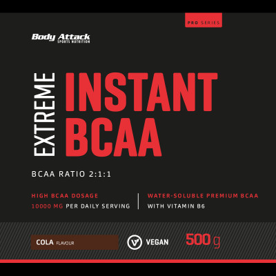 АМИНОКИСЛОТА BODY ATTACK EXTREME INSTANT BCAA 500 Г КОЛА