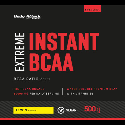 АМИНОКИСЛОТА BODY ATTACK EXTREME INSTANT BCAA 500 Г ЛИМОН