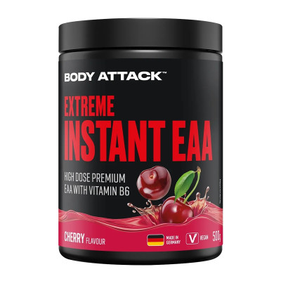 АМІНОКИСЛОТА BODY ATTACK EXTREME INSTANT EAA 500 Г ВИШНЯ АМІНОКИСЛОТА BODY ATTACK EXTREME INSTANT EAA 500 Г ВИШНЯ
