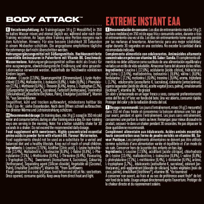 АМИНОКИСЛОТА BODY ATTACK EXTREME INSTANT EAA 500 Г АРБУЗ АМИНОКИСЛОТА BODY ATTACK EXTREME INSTANT EAA 500 Г АРБУЗ