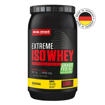 Ізолят протеїну BODY ATTACK Extreme ISO Whey 1000 г банан
