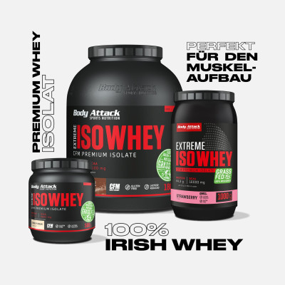 ИЗОЛЯТ ПРОТЕИНА BODY ATTACK EXTREME ISO WHEY 1000 Г ПЕЧЕНЬЕ КРЕМ