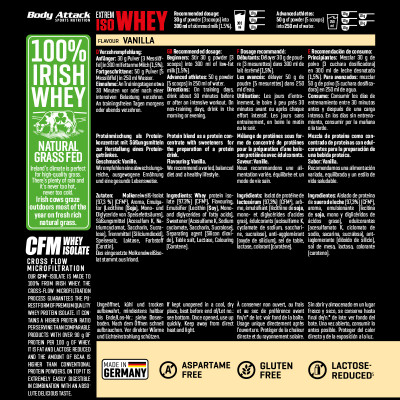 ІЗОЛЯТ ПРОТЕЇНУ BODY ATTACK EXTREME ISO WHEY 1000 Г ВАНІЛЬ