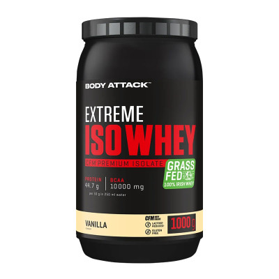 ІЗОЛЯТ ПРОТЕЇНУ BODY ATTACK EXTREME ISO WHEY 1000 Г ВАНІЛЬ