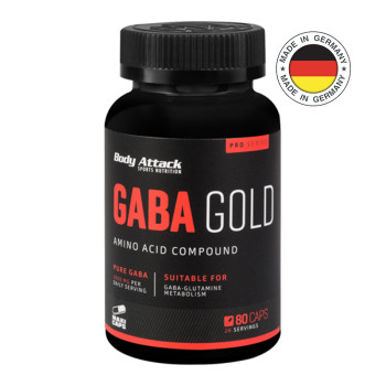 Amino acid BODY ATTACK GABA Gold 80 caps