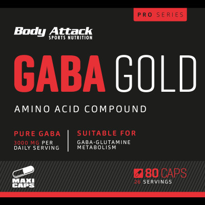 АМИНОКИСЛОТА BODY ATTACK GABA GOLD 80 КАПСУЛ АМИНОКИСЛОТА BODY ATTACK GABA GOLD 80 КАПСУЛ