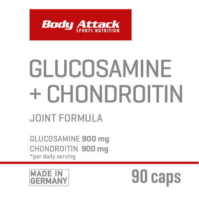 КОМПЛЕКС ДЛЯ ВОССТАНОВЛЕНИЯ СУСТАВОВ BODY ATTACK GLUCOSAMINE PLUS CHONDORITIN 90 КАПСУЛ КОМПЛЕКС ДЛЯ ВОССТАНОВЛЕНИЯ СУСТАВОВ BODY ATTACK GLUCOSAMINE PLUS CHONDORITIN 90 КАПСУЛ