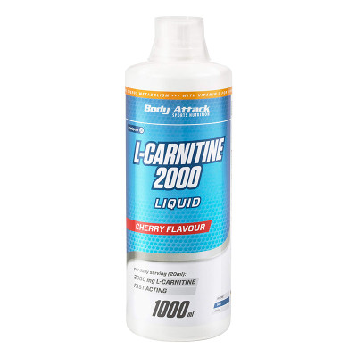 L-КАРНИТИН BODY ATTACK L-CARNITINE LIQUID 2000 1000 МЛ ВИШНЯ
