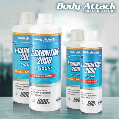 L-КАРНИТИН BODY ATTACK L-CARNITINE LIQUID 2000 500 МЛ ВИШНЯ L-КАРНИТИН BODY ATTACK L-CARNITINE LIQUID 2000 500 МЛ ВИШНЯ