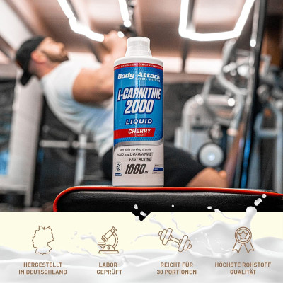 L-КАРНИТИН BODY ATTACK L-CARNITINE LIQUID 2000 500 МЛ ВИШНЯ L-КАРНИТИН BODY ATTACK L-CARNITINE LIQUID 2000 500 МЛ ВИШНЯ