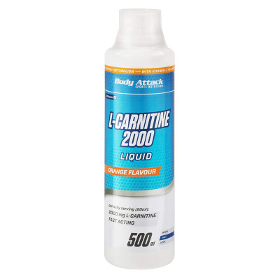 L-КАРНИТИН BODY ATTACK L-CARNITINE LIQUID 2000 500 МЛ АПЕЛЬСИН L-КАРНИТИН BODY ATTACK L-CARNITINE LIQUID 2000 500 МЛ АПЕЛЬСИН