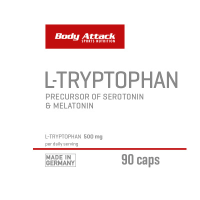 АМИНОКИСЛОТА BODY ATTACK L-TRYPTOPHAN 90 КАПСУЛ АМИНОКИСЛОТА BODY ATTACK L-TRYPTOPHAN 90 КАПСУЛ