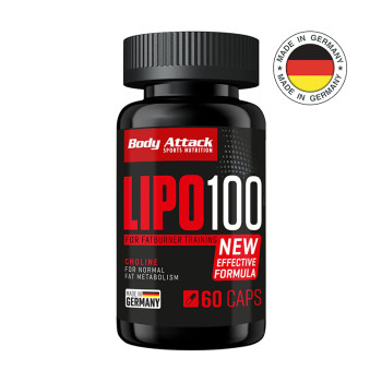 Комплексный жиросжигатель BODY ATTACK LIPO 100 60 капсул