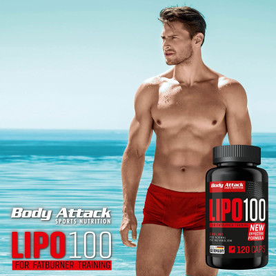 КОМПЛЕКСНЫЙ ЖИРОСЖИГАТЕЛЬ BODY ATTACK LIPO 100 60 КАПСУЛ КОМПЛЕКСНЫЙ ЖИРОСЖИГАТЕЛЬ BODY ATTACK LIPO 100 60 КАПСУЛ