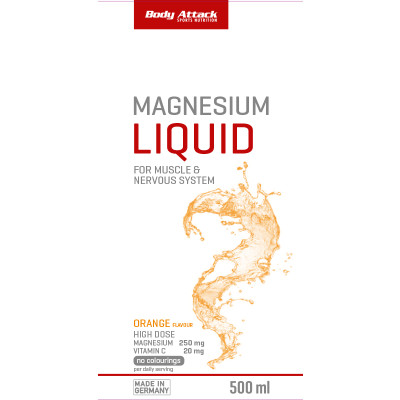 КОМПЛЕКСНЫЕ ВИТАМИНЫ BODY ATTACK MAGNESIUM LIQUID 500 МЛ АПЕЛЬСИН КОМПЛЕКСНЫЕ ВИТАМИНЫ BODY ATTACK MAGNESIUM LIQUID 500 МЛ АПЕЛЬСИН