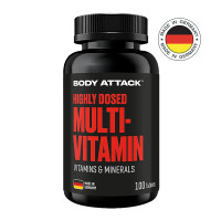 Комплексные витамины BODY ATTACK Multi Vitamin 100 таблеток
