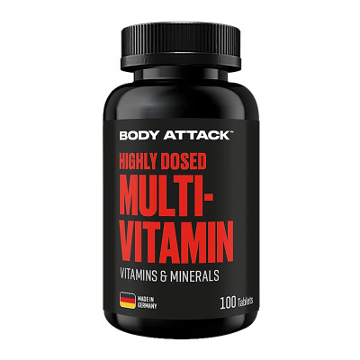 КОМПЛЕКСНЫЕ ВИТАМИНЫ BODY ATTACK MULTI VITAMIN 100 ТАБЛЕТОК КОМПЛЕКСНЫЕ ВИТАМИНЫ BODY ATTACK MULTI VITAMIN 100 ТАБЛЕТОК