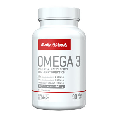 РЫБИЙ ЖИР BODY ATTACK OMEGA 3 90 CAPS РЫБИЙ ЖИР BODY ATTACK OMEGA 3 90 CAPS