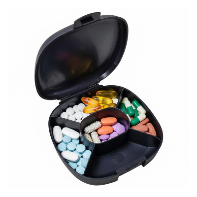 ТАБЛЕТНИЦА BODY ATTACK PILLENBOX ЧЕРНАЯ