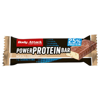 Протеїновий батончик BODY ATTACK Power Protein Bar 35 г мюслі йогурт