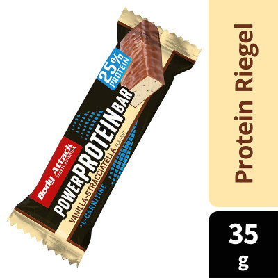 ПРОТЕИНОВЫЙ БАТОНЧИК BODY ATTACK POWER PROTEIN BAR 35 Г ВАНИЛЬ-СТРАЧИАТЕЛЛА ПРОТЕИНОВЫЙ БАТОНЧИК BODY ATTACK POWER PROTEIN BAR 35 Г ВАНИЛЬ-СТРАЧИАТЕЛЛА