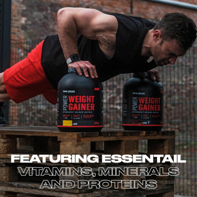 ГЕЙНЕР BODY ATTACK POWER WEIGHT GAINER 4750 Г БАНАН ГЕЙНЕР BODY ATTACK POWER WEIGHT GAINER 4750 Г БАНАН