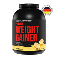 Гейнер BODY ATTACK Power Weight Gainer 4750 г банан