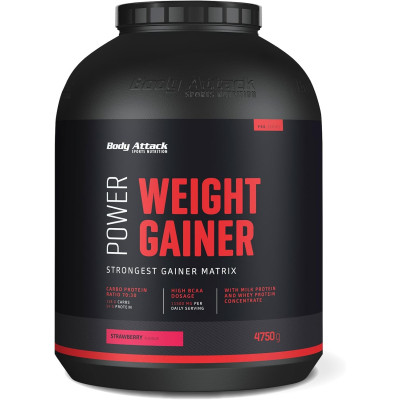 ГЕЙНЕР BODY ATTACK POWER WEIGHT GAINER 4750 Г ПОЛУНИЦЯ
