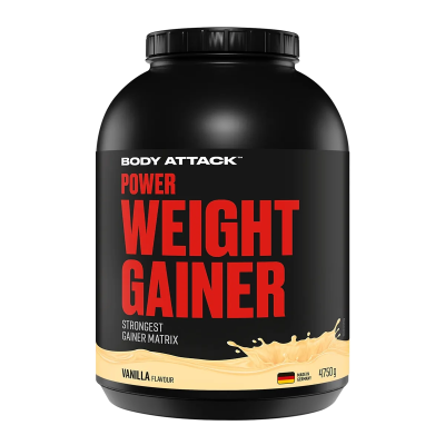 ГЕЙНЕР BODY ATTACK POWER WEIGHT GAINER 4750 Г ВАНІЛЬ