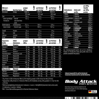 ГЕЙНЕР BODY ATTACK POWER WEIGHT GAINER 1500 Г ВАНИЛЬ ГЕЙНЕР BODY ATTACK POWER WEIGHT GAINER 1500 Г ВАНИЛЬ